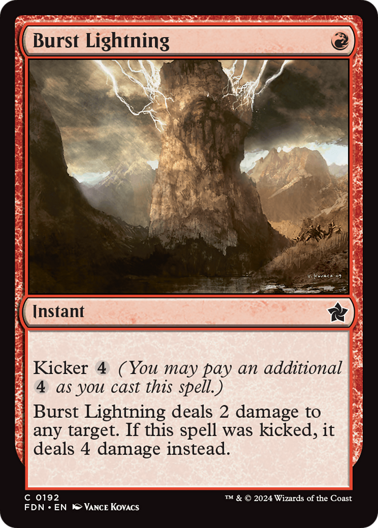 Burst Lightning [Foundations] | Game Master's Emporium (The New GME)