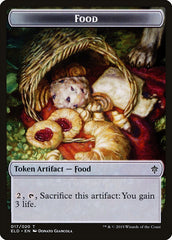 Knight // Food (17) Double-Sided Token [Throne of Eldraine Tokens] | Game Master's Emporium (The New GME)