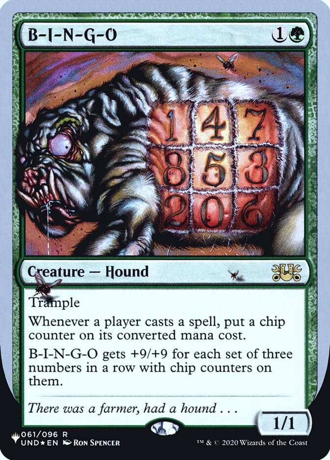 B-I-N-G-O (Unfinity Foil Edition) [The List] | Game Master's Emporium (The New GME)