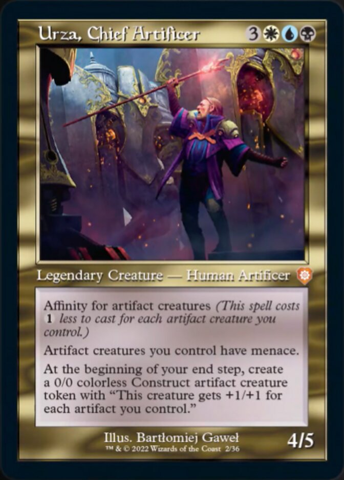 Urza, Chief Artificer (002) (Retro) [The Brothers' War Commander] | Game Master's Emporium (The New GME)
