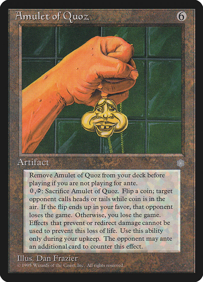 Amulet of Quoz [Ice Age] | Game Master's Emporium (The New GME)