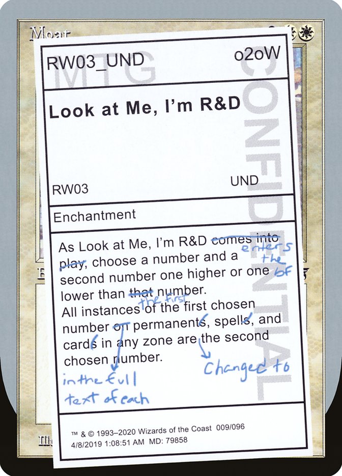 Look at Me, I'm R&D [Unsanctioned] | Game Master's Emporium (The New GME)