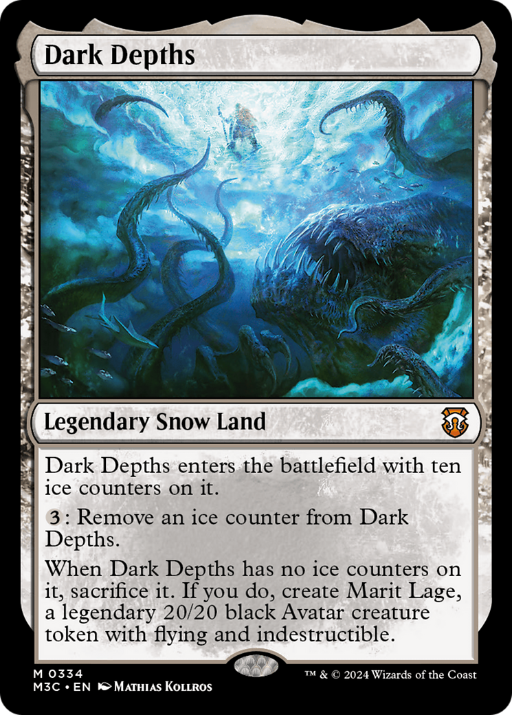 Dark Depths (Ripple Foil) [Modern Horizons 3 Commander] | Game Master's Emporium (The New GME)