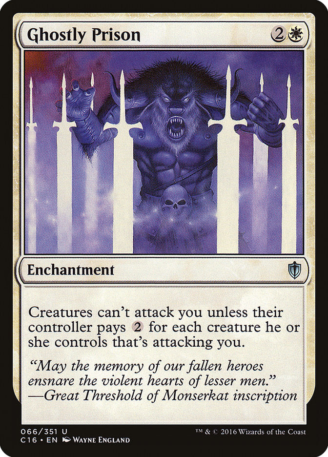 Ghostly Prison [Commander 2016] | Game Master's Emporium (The New GME)