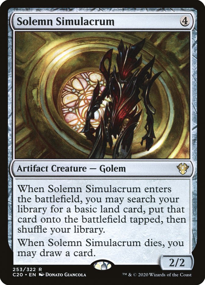 Solemn Simulacrum [Commander 2020] | Game Master's Emporium (The New GME)