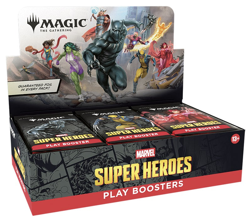 MTG Marvel Super Heroes  Play Booster Display Box LIMIT 1 | Game Master's Emporium (The New GME)