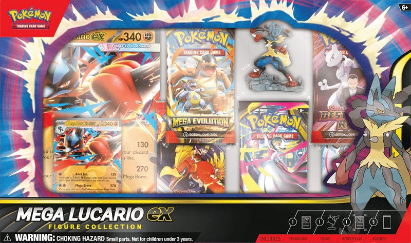 Pokemon Mega Lucario Ex Figure Collection | Game Master's Emporium (The New GME)