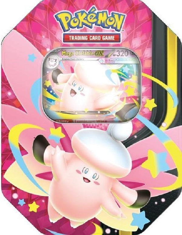 Pokemon  2026 Mega Clefable Ex Moonlit Tin  (Limit 1) | Game Master's Emporium (The New GME)