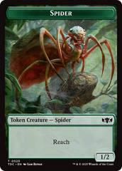 Wall // Spider Double-Sided Token [Tarkir: Dragonstorm Commander Tokens] | Game Master's Emporium (The New GME)