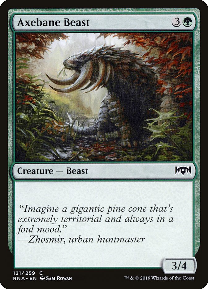 Axebane Beast [Ravnica Allegiance] | Game Master's Emporium (The New GME)