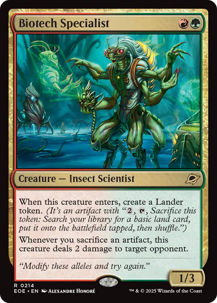 Biotech Specialist [Edge of Eternities] | Game Master's Emporium (The New GME)