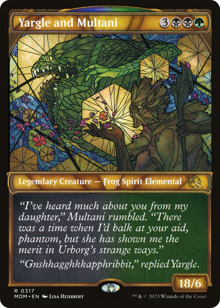 Yargle and Multani (Showcase Planar Booster Fun) [March of the Machine] | Game Master's Emporium (The New GME)