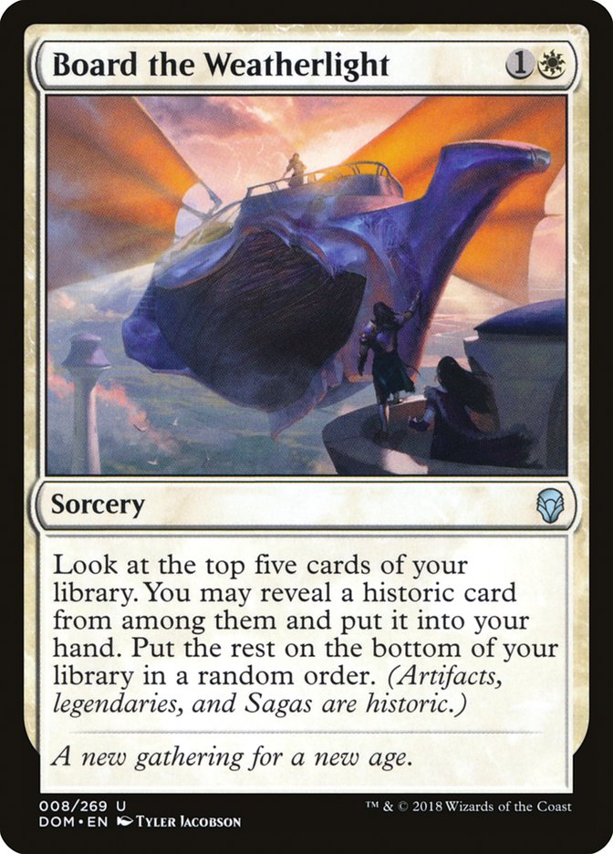 Board the Weatherlight [Dominaria] | Game Master's Emporium (The New GME)