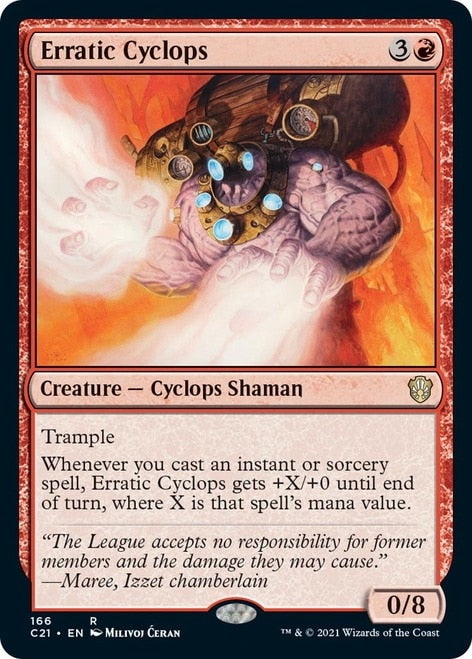 Erratic Cyclops [Commander 2021] | Game Master's Emporium (The New GME)