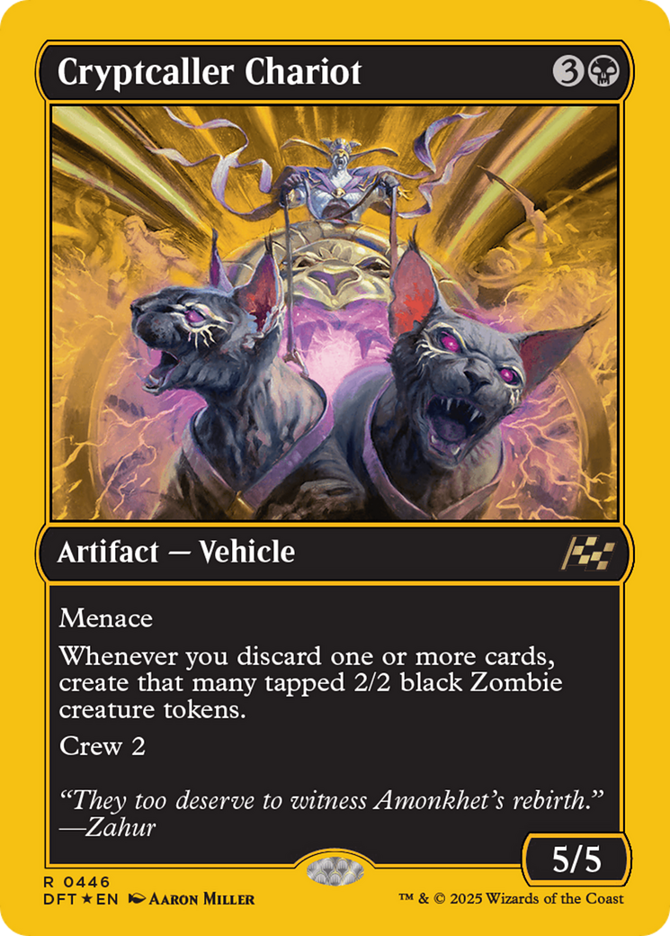 Cryptcaller Chariot (First-Place Foil) [Aetherdrift] | Game Master's Emporium (The New GME)