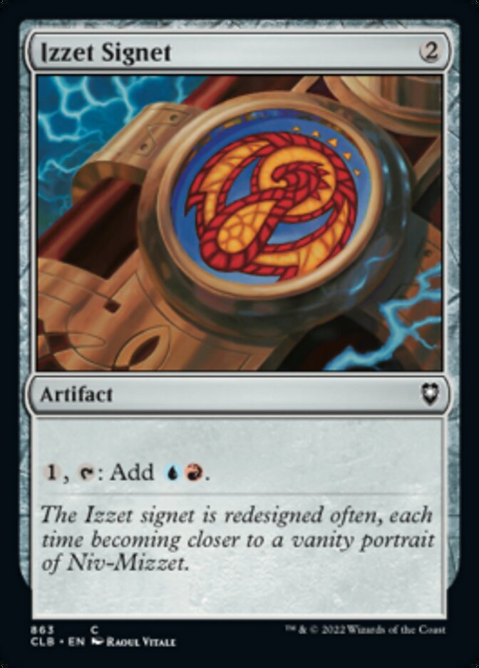 Izzet Signet [Commander Legends: Battle for Baldur's Gate] | Game Master's Emporium (The New GME)