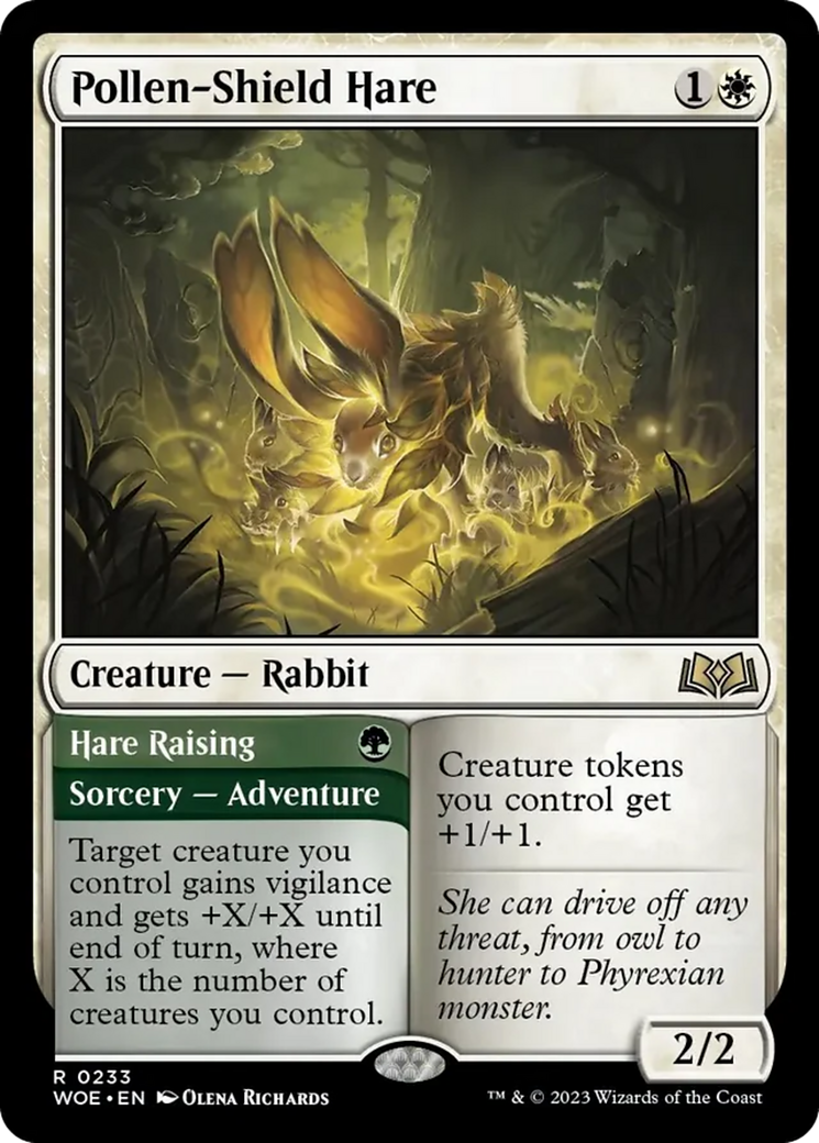 Pollen-Shield Hare // Hare Raising [Wilds of Eldraine] | Game Master's Emporium (The New GME)