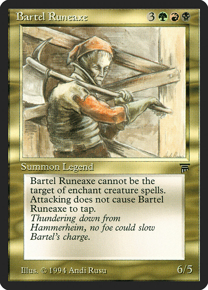 Bartel Runeaxe [Legends] | Game Master's Emporium (The New GME)