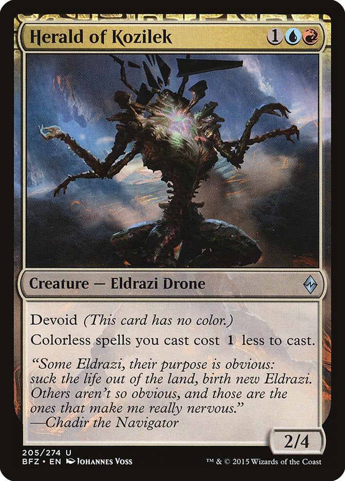 Herald of Kozilek [Battle for Zendikar] | Game Master's Emporium (The New GME)
