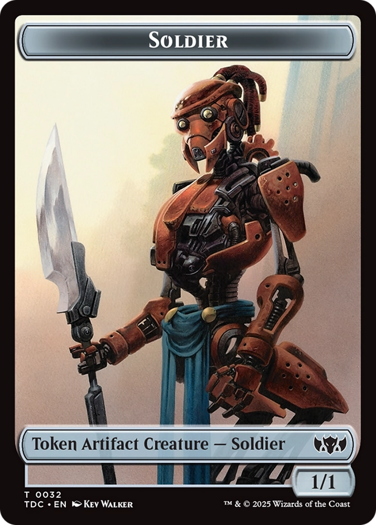 Solider (0032) // Copy Double-Sided Token [Tarkir: Dragonstorm Commander Tokens] | Game Master's Emporium (The New GME)