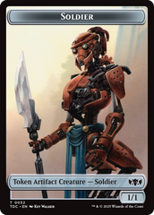 Solider (0032) // Copy Double-Sided Token [Tarkir: Dragonstorm Commander Tokens] | Game Master's Emporium (The New GME)