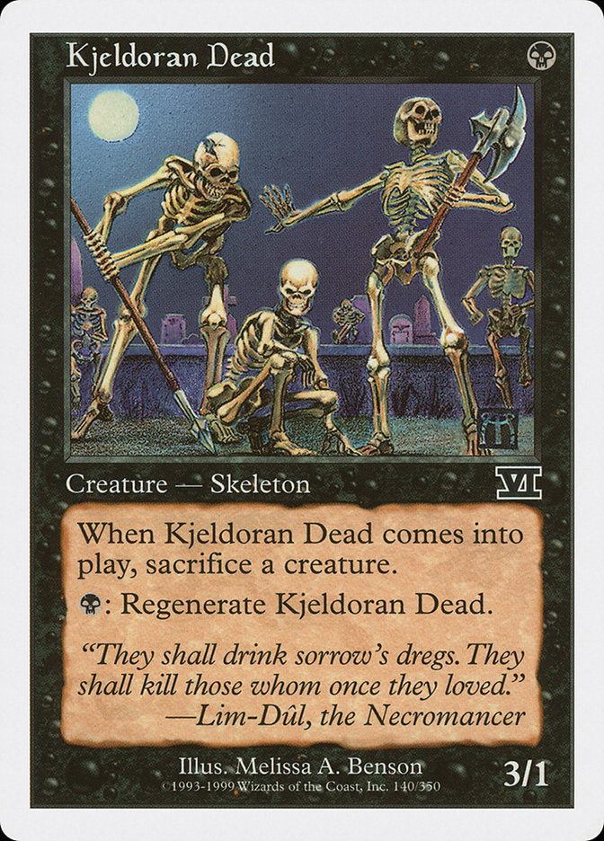 Kjeldoran Dead [Classic Sixth Edition] | Game Master's Emporium (The New GME)