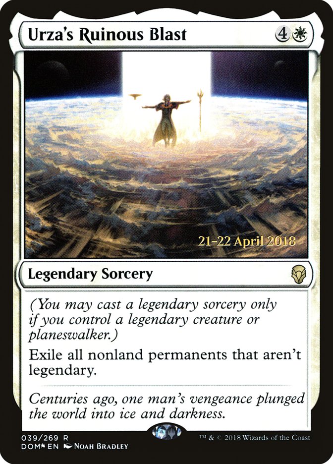 Urza's Ruinous Blast [Dominaria Prerelease Promos] | Game Master's Emporium (The New GME)