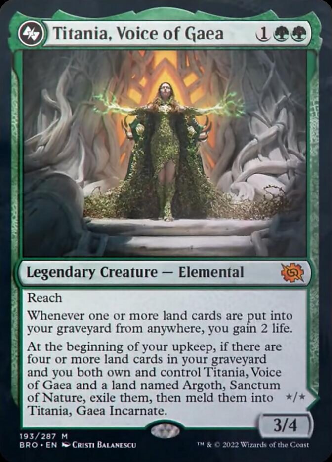 Titania, Voice of Gaea [The Brothers' War] | Game Master's Emporium (The New GME)