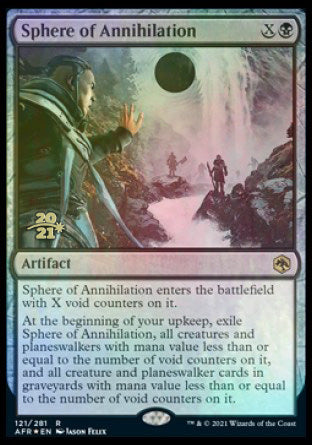 Sphere of Annihilation [Dungeons & Dragons: Adventures in the Forgotten Realms Prerelease Promos] | Game Master's Emporium (The New GME)
