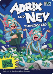 Adrix and Nev, Twincasters (Rainbow Foil) [Secret Lair Drop Series] | Game Master's Emporium (The New GME)