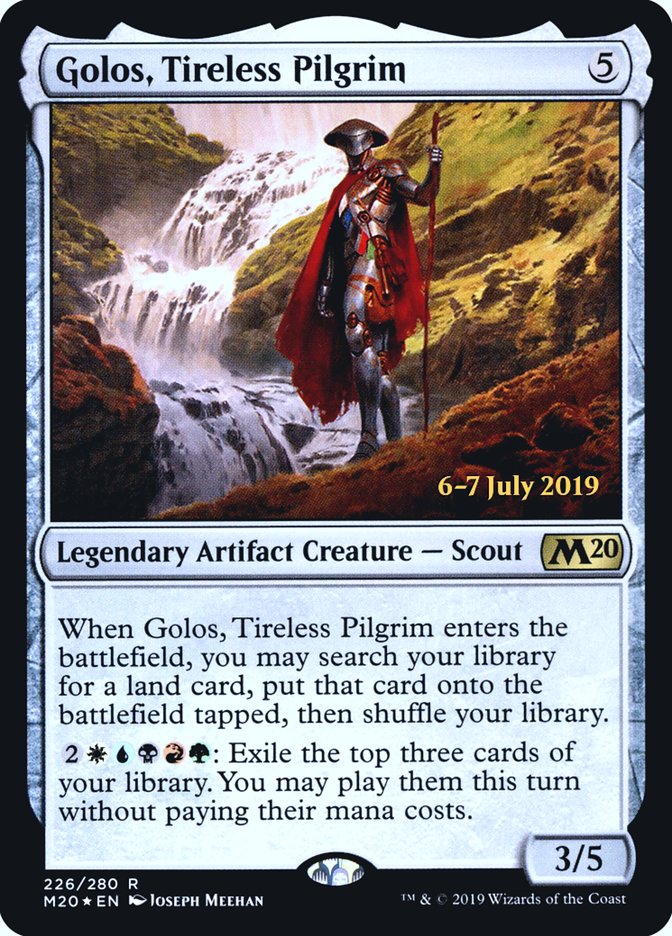 Golos, Tireless Pilgrim [Core Set 2020 Prerelease Promos] | Game Master's Emporium (The New GME)