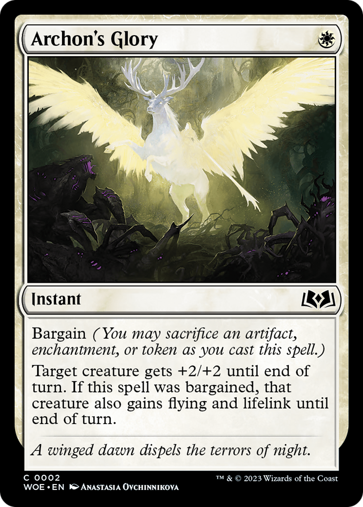 Archon's Glory [Wilds of Eldraine] | Game Master's Emporium (The New GME)