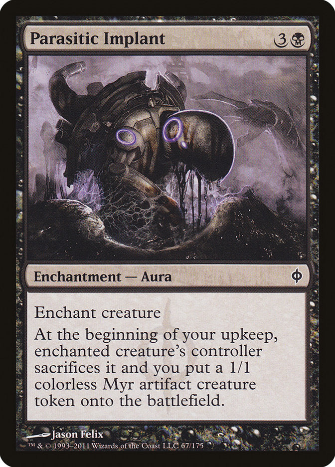 Parasitic Implant [New Phyrexia] | Game Master's Emporium (The New GME)