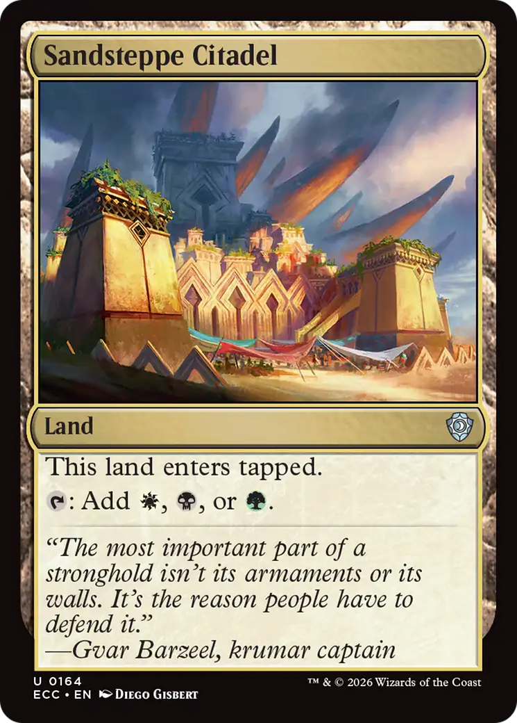 Sandsteppe Citadel [Lorwyn Eclipsed Commander] | Game Master's Emporium (The New GME)
