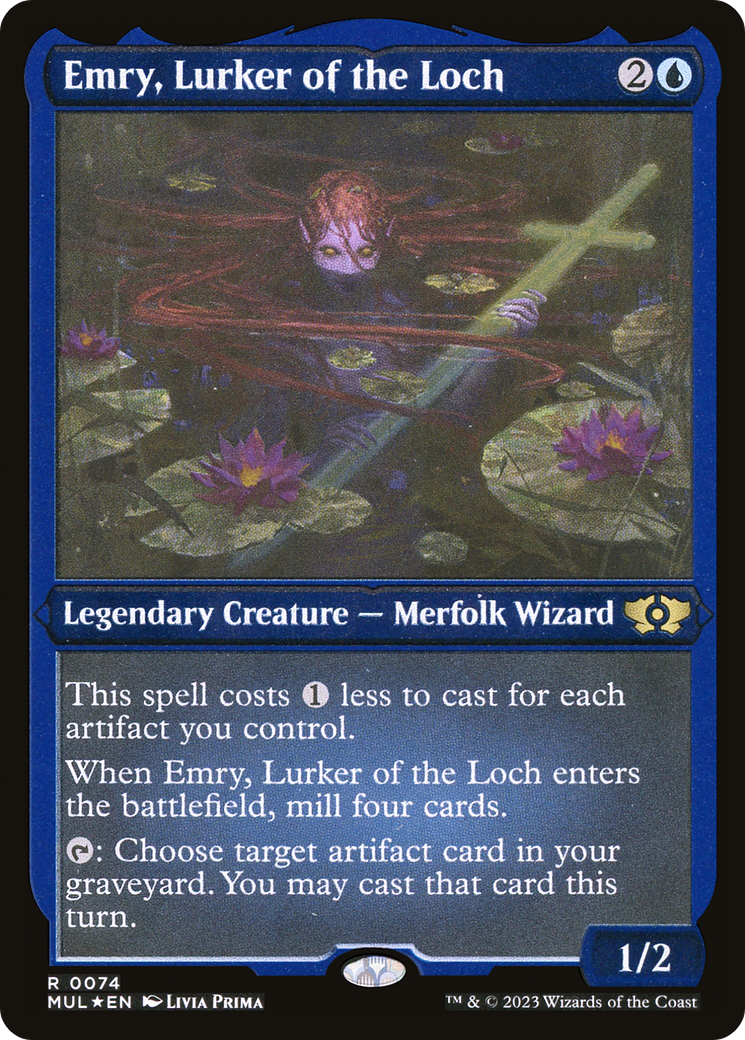 Emry, Lurker of the Loch (Foil Etched) [Multiverse Legends] | Game Master's Emporium (The New GME)
