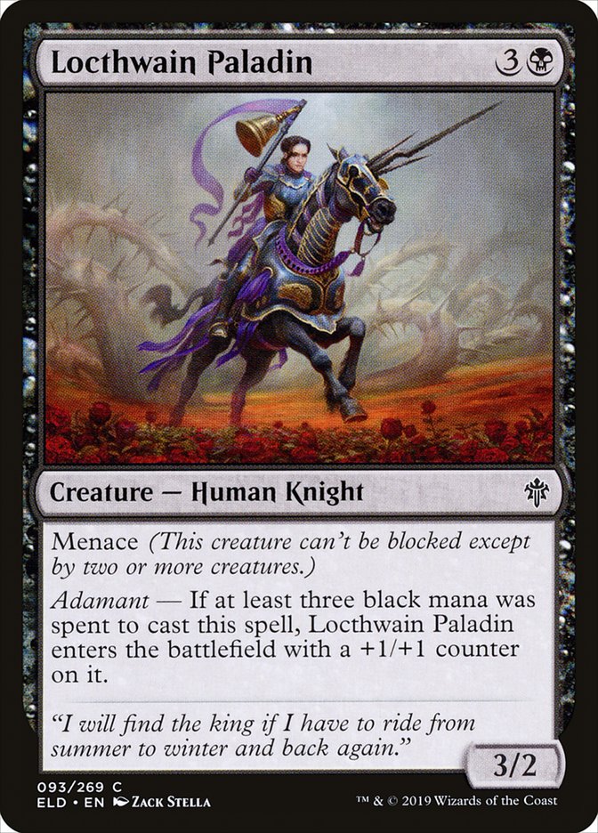 Locthwain Paladin [Throne of Eldraine] | Game Master's Emporium (The New GME)
