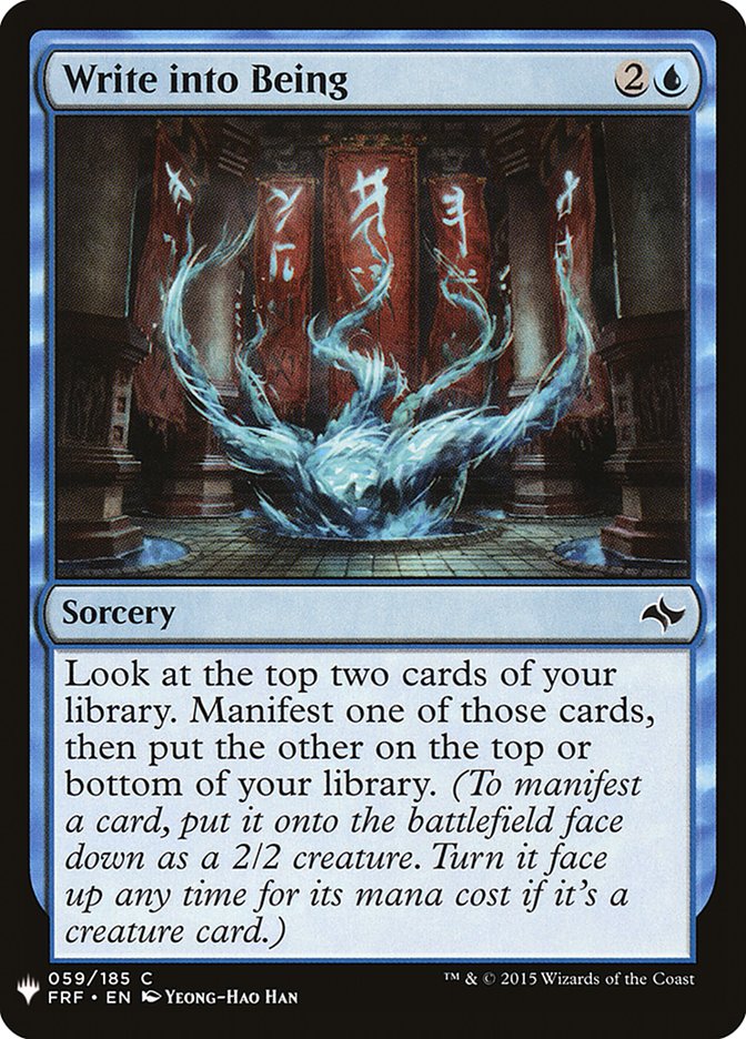 Write into Being [Mystery Booster] | Game Master's Emporium (The New GME)