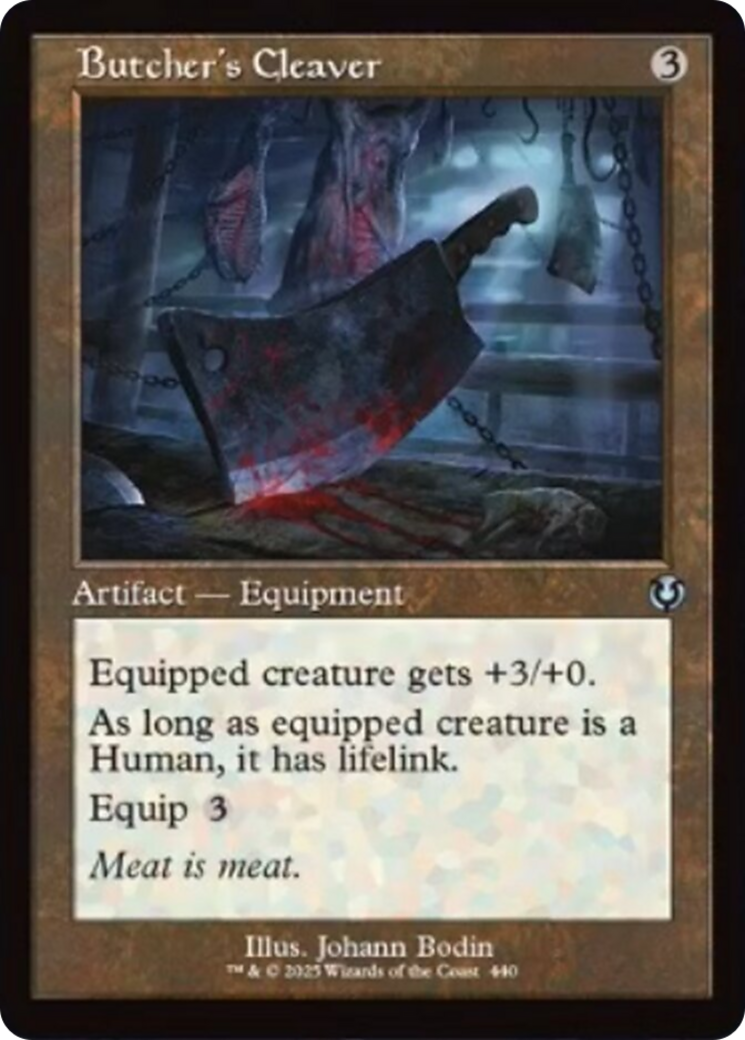 Butcher's Cleaver (Retro Frame) [Innistrad Remastered] | Game Master's Emporium (The New GME)