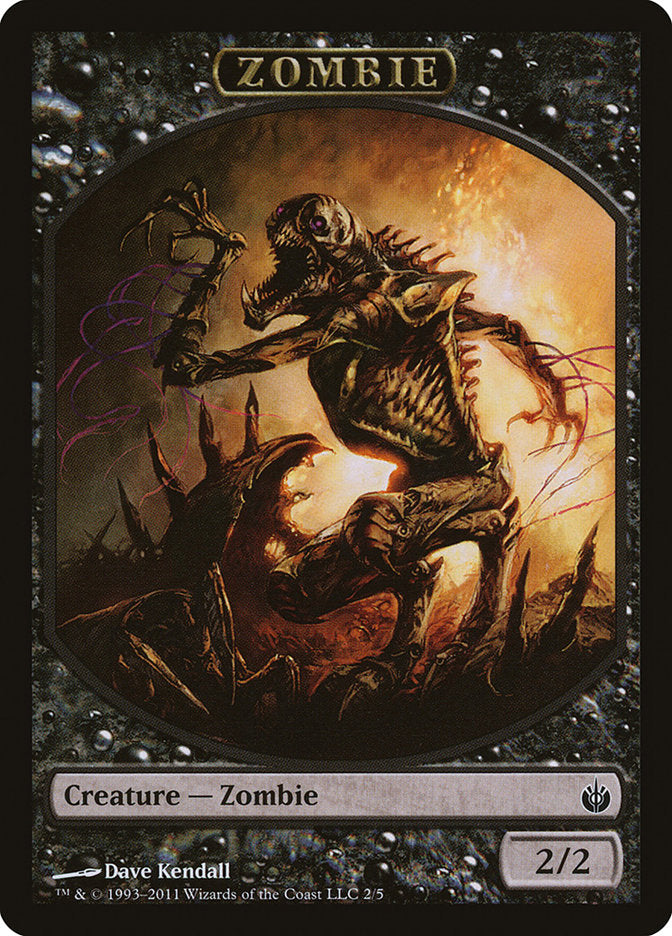 Zombie Token [Mirrodin Besieged Tokens] | Game Master's Emporium (The New GME)