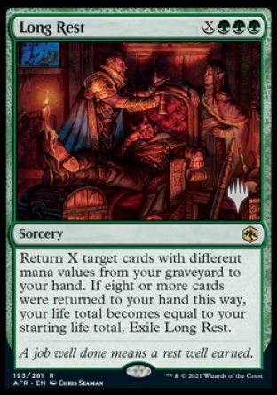 Long Rest (Promo Pack) [Dungeons & Dragons: Adventures in the Forgotten Realms Promos] | Game Master's Emporium (The New GME)