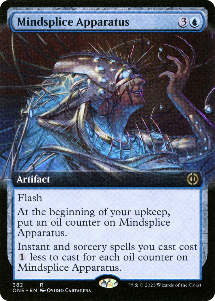 Mindsplice Apparatus (Extended Art) [Phyrexia: All Will Be One] | Game Master's Emporium (The New GME)