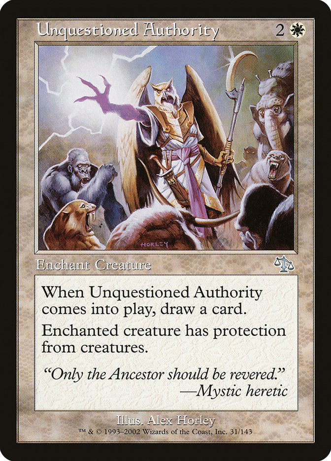 Unquestioned Authority [Judgment] | Game Master's Emporium (The New GME)