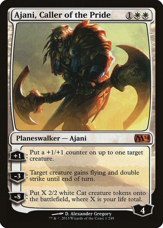 Ajani, Caller of the Pride [Magic 2014] | Game Master's Emporium (The New GME)
