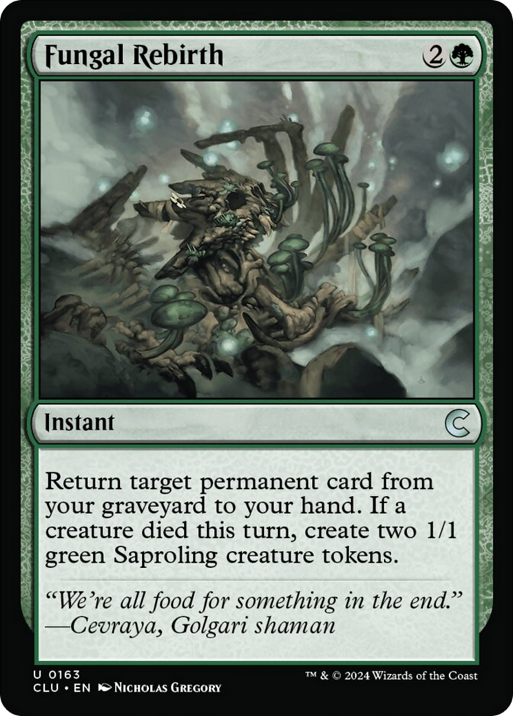 Fungal Rebirth [Ravnica: Clue Edition] | Game Master's Emporium (The New GME)