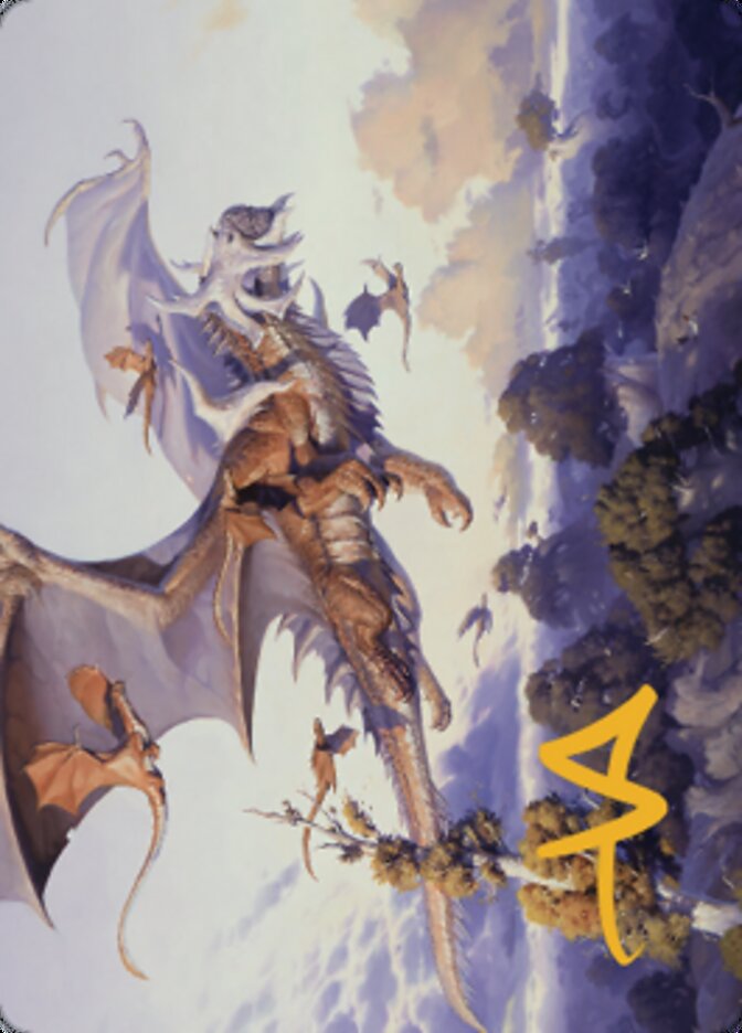 Rith, Liberated Primeval Art Card (Gold-Stamped Signature) [Dominaria United Art Series] | Game Master's Emporium (The New GME)