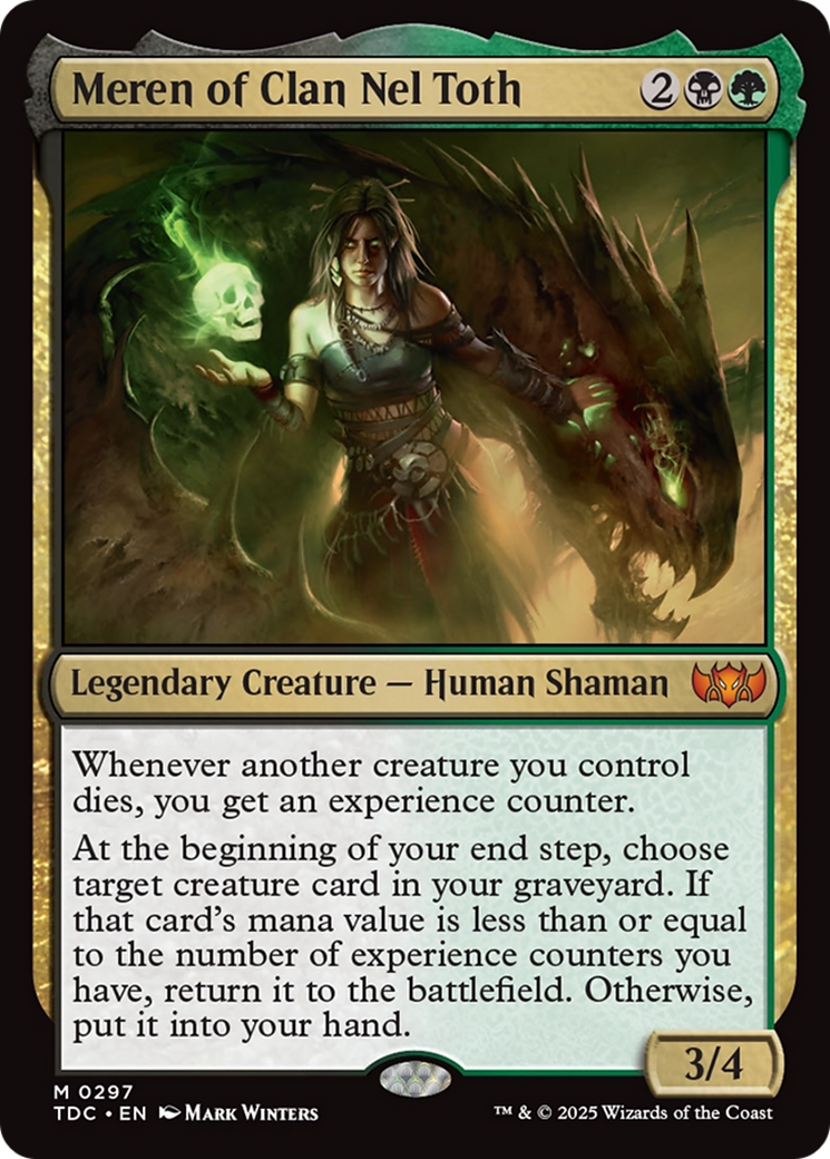 Meren of Clan Nel Toth [Tarkir: Dragonstorm Commander] | Game Master's Emporium (The New GME)