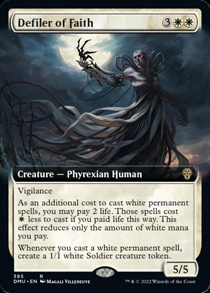 Defiler of Faith (Extended Art) [Dominaria United] | Game Master's Emporium (The New GME)