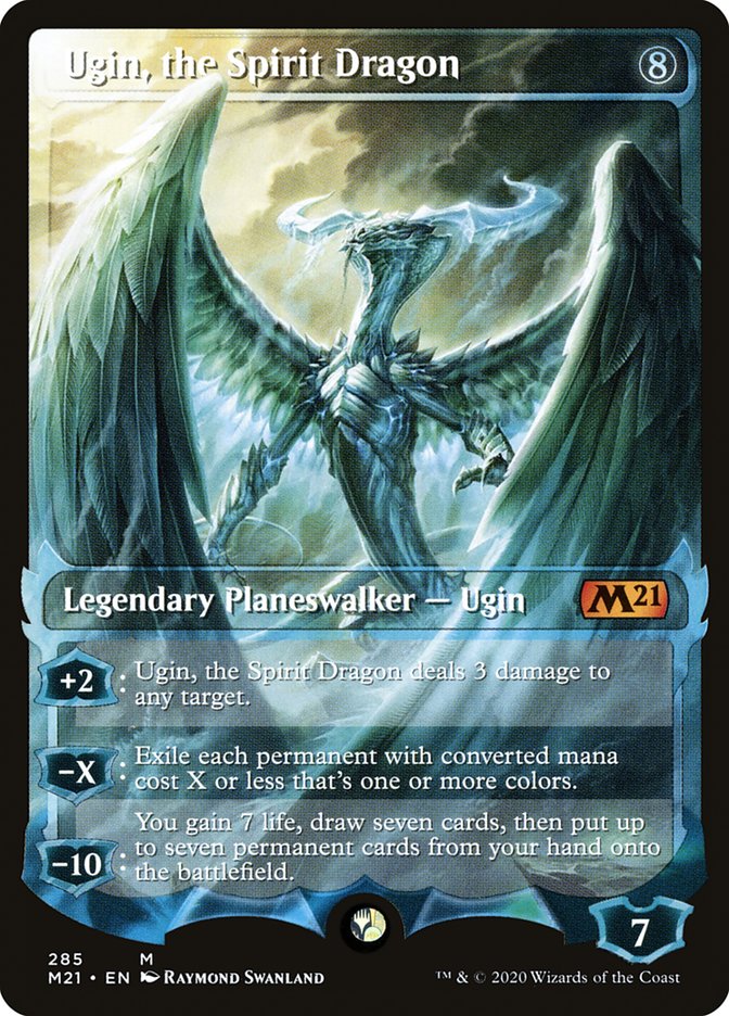 Ugin, the Spirit Dragon (285) (Extended Art) [Core Set 2021] | Game Master's Emporium (The New GME)