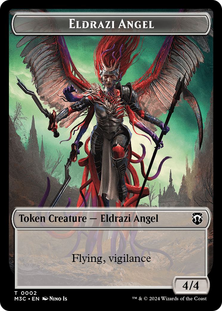 Eldrazi Angel // Copy Double-Sided Token [Modern Horizons 3 Commander Tokens] | Game Master's Emporium (The New GME)