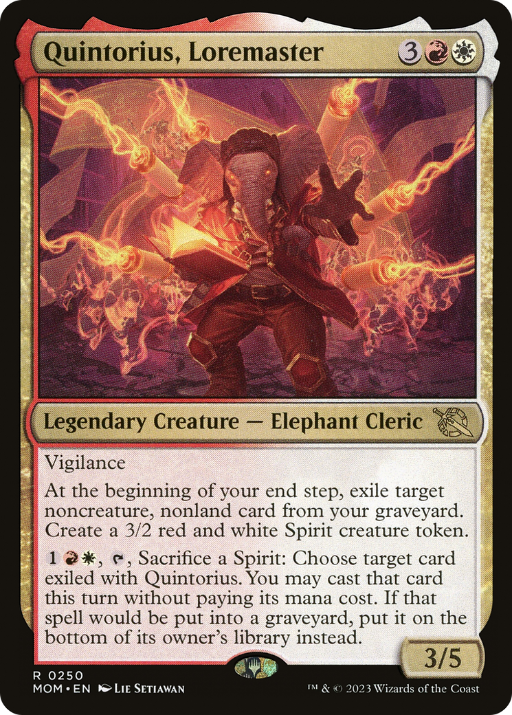 Quintorius, Loremaster [March of the Machine] | Game Master's Emporium (The New GME)